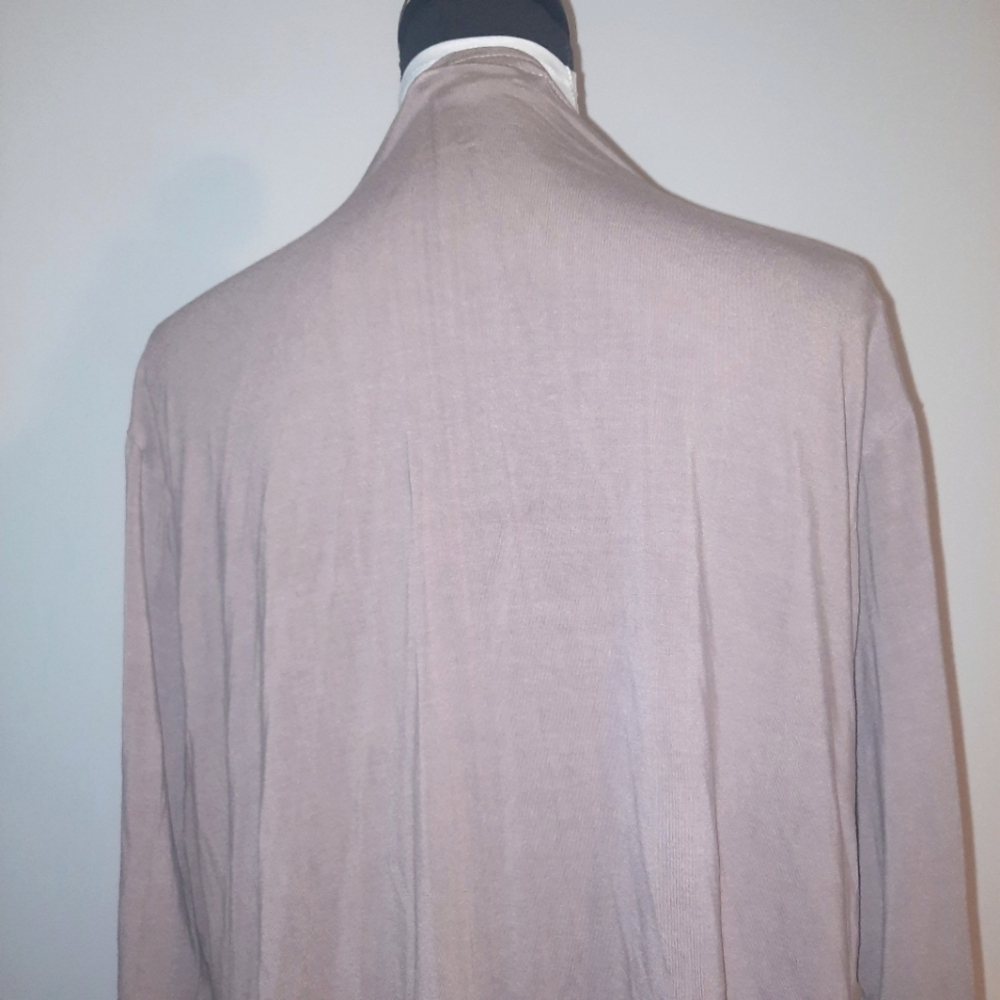 Bryn Walker Tan Open-Front Sweater M - Picture 4 of 10